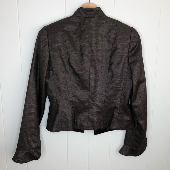 Carmen Marc Valvo collection ruffle blazer - Picture 2 of 7